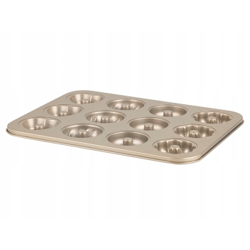 Blacha na 12 Babeczek 35x26,5cm złota Cookie Florina
