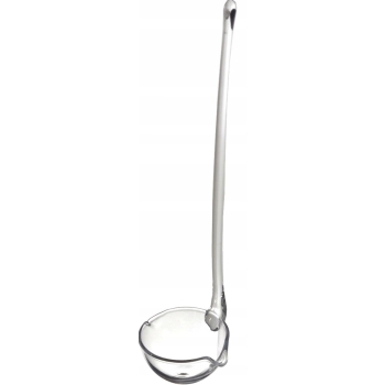 Szklana chochla nalewka nabierka do zupy sosoów ponczu sangrii 35cm