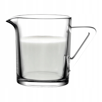 Zestaw Glossy szklana cukierniczka 210ml i mlecznik 200ml
