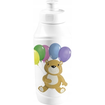 Bidon butelka z ustnikiem dla dzieci Eddie Ambition miś z balonami 375 ml