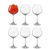 Bohemia Viola Burgunde zestaw 6 kieliszków do Aperol Spritz 570ml
