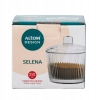 Cukiernica ryflowana cukierniczka szklana w prążki Selena 210ml