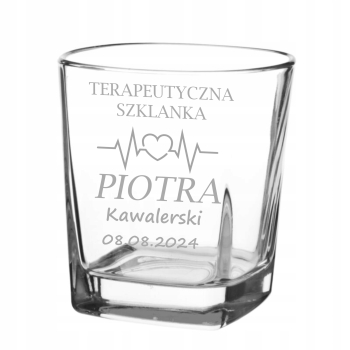 Szklanka do drinków whisky na wieczór kawalerski z grawerem 250ml