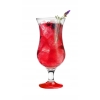 Komplet 6 szklanek do drinków i koktajli 420ml kolorowe dna MIX