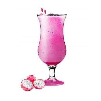Komplet 6 szklanek do drinków i koktajli 420ml kolorowe dna MIX