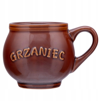 Kubek do Grzańca ceramiczny z uchem Grzaniec 320ml