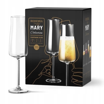 Kieliszki do Szampana Prosecco Bohemia Prestige Mary 210ml 6szt