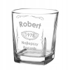 Szklanka do drinków whisky z grawerem Najlepszy rocznik Twoje imię 250ml