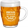 Kufel do piwa z grawerem Prezent na dzień chłopaka Imię 500 ml