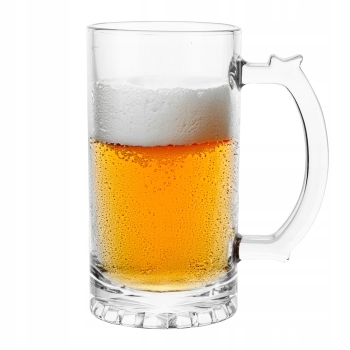 Personalizowany kufel do piwa z grawerem Prezent na dzień chłopaka 500ml