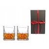 Zestaw 2 szklanek kryształowych do whisky Bohemia z grawerem na prezent