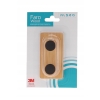 Wieszak Podwójny Samoprzylepny Faro Wood Bambus