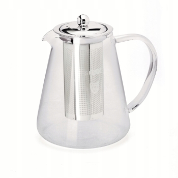 Szklany dzbanek z metalowym zaparzaczem Tibi 1,3l Konighoffer