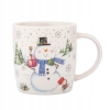 Kubek porcelanowy zimowy 400ml Bałwanek w pudełku