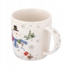 Kubek porcelanowy zimowy 400ml Bałwanek w pudełku