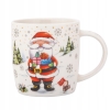 Kubek porcelanowy zimowy 400ml Mikołaj w pudełku