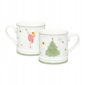 Kubek porcelanowy 380ml Ambition Ballet baletnica Choinka