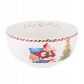 Świąteczna Miseczka Salaterka dla dzieci List do Mikołaja 14 cm