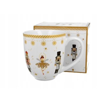 Duży kubek świąteczny XXL 1000ml Christmas Ballerina Dziadek do Orzechów