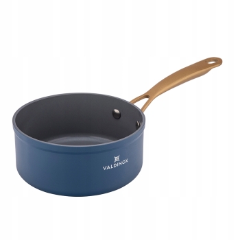 Rondel ze złotym uchwytem granat non Stick Valdinox Giovanni 16cm 1,2l