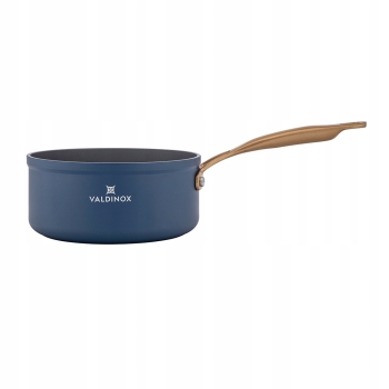 Rondel ze złotym uchwytem granat non Stick Valdinox Giovanni 16cm 1,2l