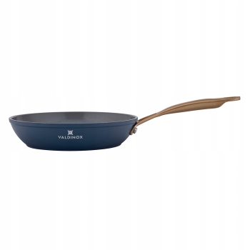 Patelnia ze złotym uchwytem granat non Stick Valdinox Giovanni 20 cm