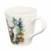 Kubek porcelanowy zimowy XL 480ml Winter Jeleń dek. B