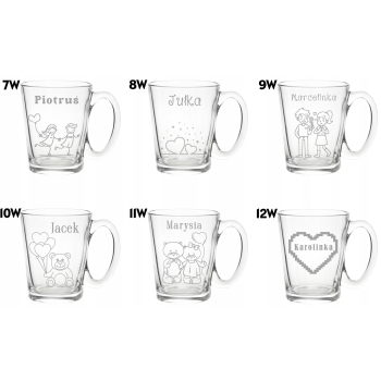 Kubek dla dzieci z grawerem Prezent Imię przedszkole Szkoły Dzień Chłopaka