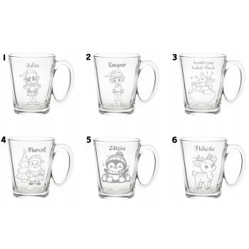 Kubek dla dzieci z grawerem Prezent Imię przedszkole Szkoły Dzień Chłopaka