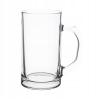 Szklany kufel do piwa z uchwytem gładki Prost 640ml