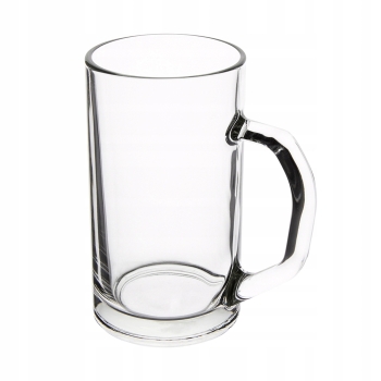 Szklany kufel do piwa z uchwytem gładki Prost 640ml