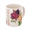 Kubek porcelanowy 350ml w kwiaty Maki niezastąpiona ukochana Babcia