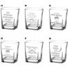 Zestaw 2 szklanek do whisky grawer imię logo 250ml urodziny Babci Dziadka
