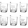 Zestaw 2 szklanek do whisky grawer imię logo 250ml urodziny Babci Dziadka