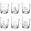Zestaw 2 szklanek do whisky grawer imię logo 250ml urodziny Babci Dziadka