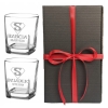 Zestaw 2 szklanek do whisky grawer imię logo 250ml urodziny Babci Dziadka
