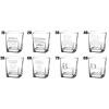 Zestaw 2 szklanek do whisky grawer imię logo 250ml urodziny Babci Dziadka