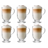 SzklankI do kawy Latte na stopce 310ml 6szt Werona