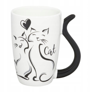 Kubek Porcelanowy Ambition Black Cat 370ml Dwa Koty