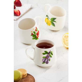 Kubek porcelanowy Frutti Ambition owoce Śliwka 460ml