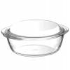 Zestaw 3 x Naczynie żaroodporne z pokrywą Pyrex Okrągłe 1,3L 2,1L 3L