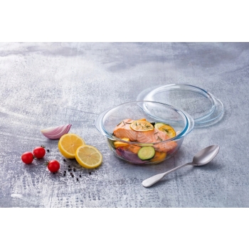 Zestaw 3 x Naczynie żaroodporne z pokrywą Pyrex Okrągłe 1,3L 2,1L 3L