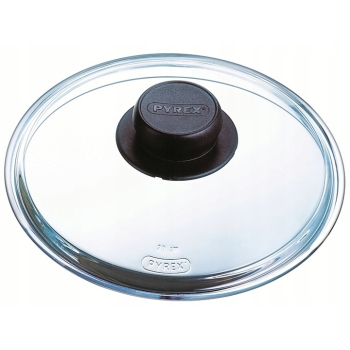 Pokrywka szklana niska do naczyń patelni Pyrex 20 cm