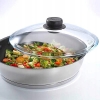 Pokrywka szklana niska do naczyń patelni Pyrex 24 cm