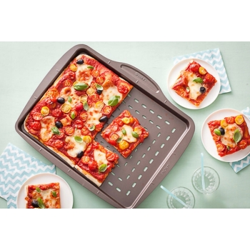 Blacha Taca do pieczenia pizzy 37 x 29 cm Pyrex Asimetria