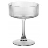 Kieliszki do martini prosecco szampana ryflowane prążki Felicia 300ml 6szt
