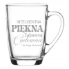 Ala Szklany kubek z grawerem 300ml prezent Twój Napis Logo Dzień Kobiet
