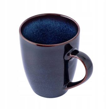 Kubek Ceramiczny Kamionkowy Reactive Navy Blue 350ml