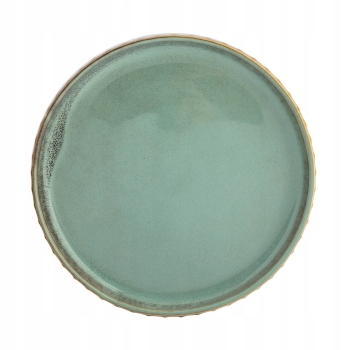 Spodek podstawek 14 cm Retro Reactive sage stripes zielony