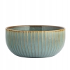 Miseczka porcelanowa 850ml Retro Reactive sage stripes zielona